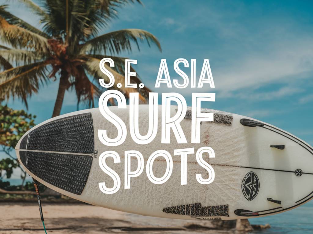 voyager en asie du sud-est pour le surf : les spots incontournables