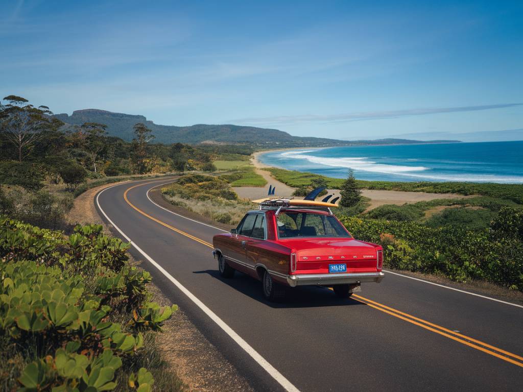 les meilleures destinations pour un road trip surf en australie