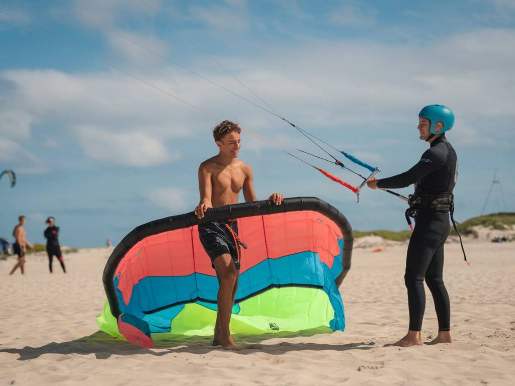 comment bien choisir son aile de kitesurf pour les débutants